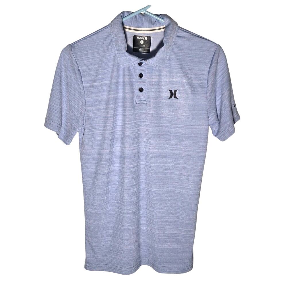 Stylish Hurley Sky Blue Polo Shirt - Boys - Lrg 12-13 years
